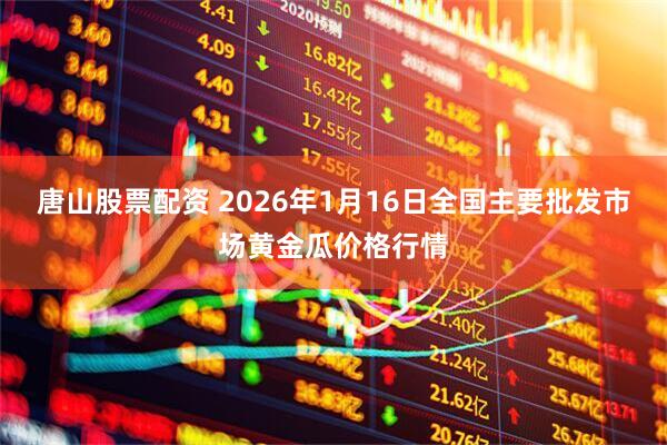 唐山股票配资 2026年1月16日全国主要批发市场黄金瓜价格行情